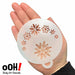 Ooh! Face Painting Stencil | Snowflake Flip #3 (C27)