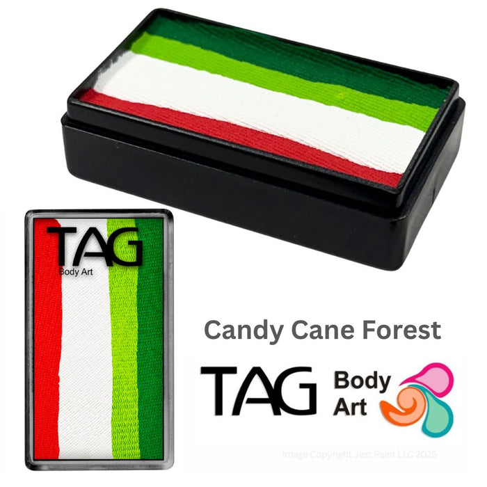TAG Face Paint | 1 Stroke - Candy Cane Forest  #42