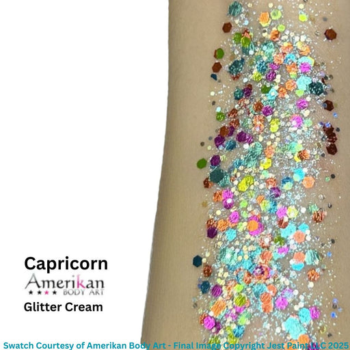 Amerikan Body Art | CHUNKY Glitter Cremes - New Formula - CAPRICORN - .5oz