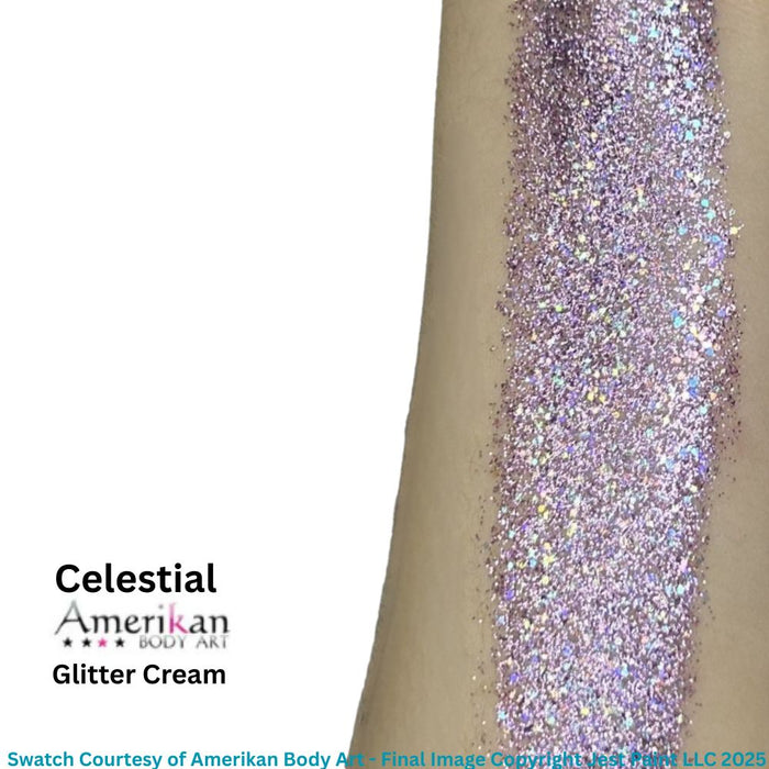 Amerikan Body Art | Fine Glitter Creme - New Formula - ( Purple Mix )  CELESTIAL -15gr