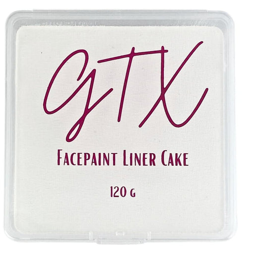 GTX Face Paint | Face Paint Liner Cake - Reg White Chantilly Lace  120gr