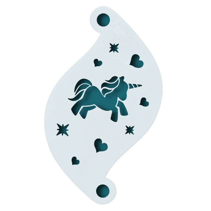 Superstar  | Face Painting Stencil - Charming Unicorn 77071
