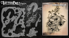 Tattoo Pro 103 - Body Painting Stencil - Chinese Dragon