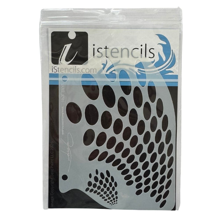 Vargas Stencil - Body Painting Stencil- NEW Circles (5701)