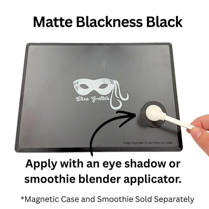 Color Me Pro Face Painting Powder by Elisa Griffith | Matte Blackness Black (3.5 gr)