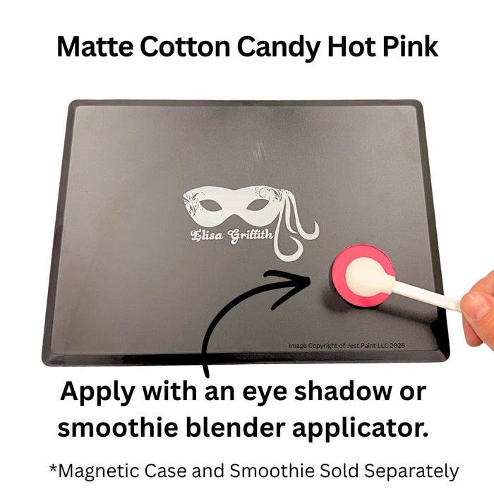 Color Me Pro Face Painting Powder by Elisa Griffith | Matte Cotton Candy Hot Pink (3.5 gr)