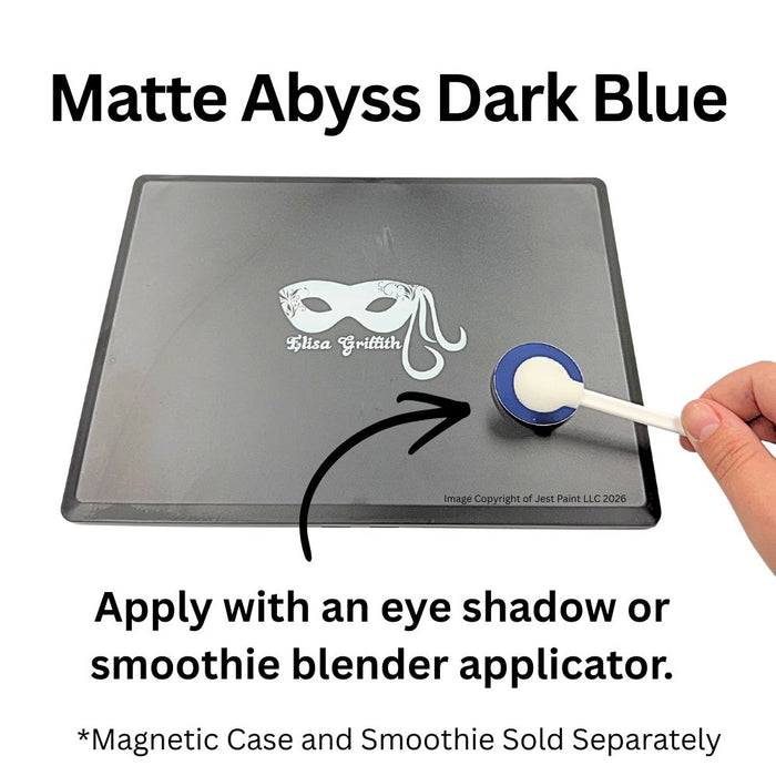 Color Me Pro Face Painting Powder by Elisa Griffith | Matte Abyss Dark Blue (3.5 gr)