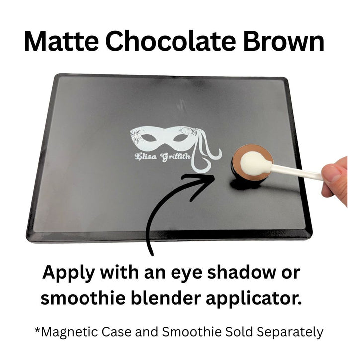 Color Me Pro Face Painting Powder by Elisa Griffith | Matte Chocolate Brown (3.5 gr)