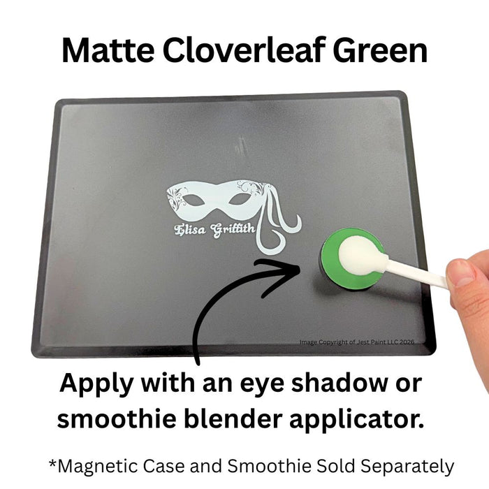 Color Me Pro Face Painting Powder by Elisa Griffith | Matte Cloverleaf Green (3.5 gr)