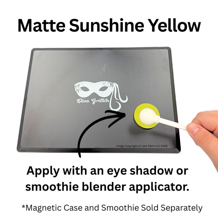 Color Me Pro Face Painting Powder by Elisa Griffith | Matte Sunshine Yellow (3.5 gr)