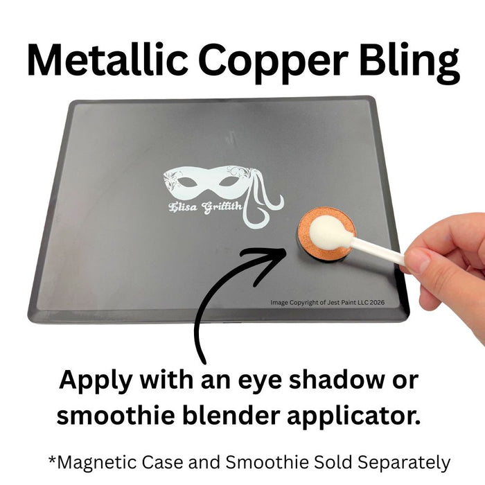 Color Me Pro Face Painting Powder by Elisa Griffith | Metallic Copper Bling (3.5 gr)