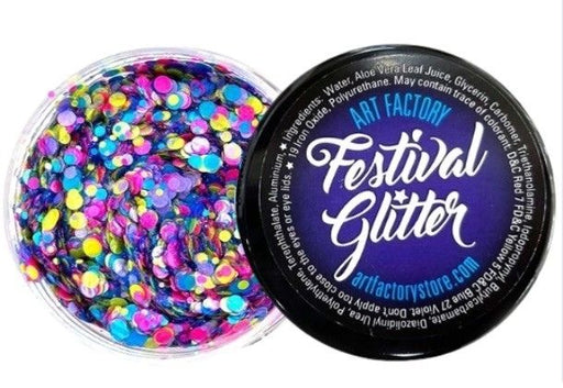 Festival Glitter | Chunky Glitter Gel - UV Confetti Glow - 1.2 oz