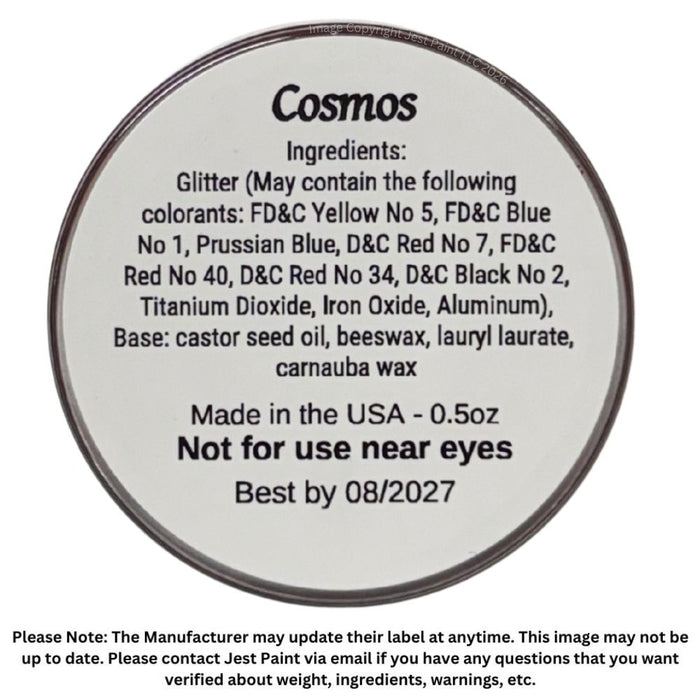 Amerikan Body Art | CHUNKY Glitter Cremes - New Formula - COSMOS - .5oz