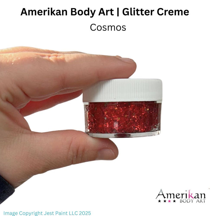 Amerikan Body Art | CHUNKY Glitter Cremes - New Formula - COSMOS - .5oz