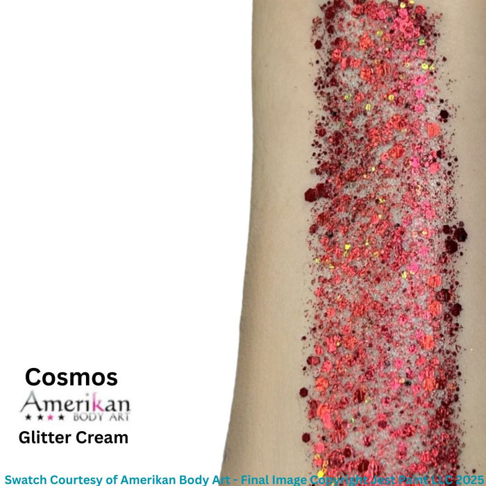 Amerikan Body Art | CHUNKY Glitter Cremes - New Formula - COSMOS - .5oz