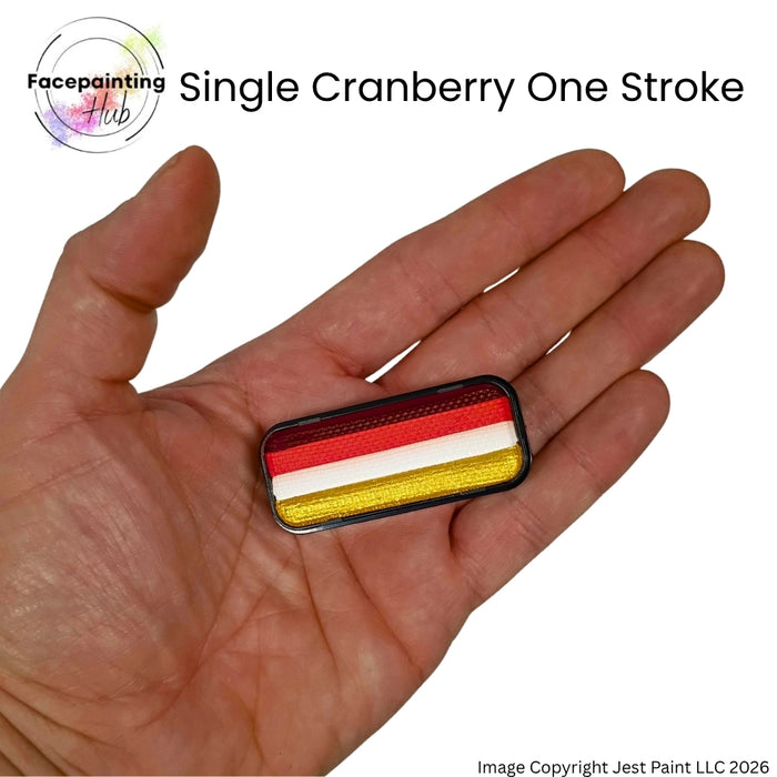 Facepainting Hub |  OneStroke Palette Single Refill - CRANBERRY - 14gr