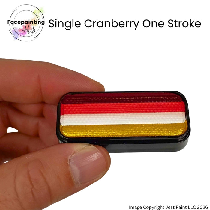 Facepainting Hub |  OneStroke Palette Single Refill - CRANBERRY - 14gr