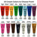GTX Face Paint | Silicone Based Water Resistant Cream - Bootcut Blue - 25ml Pump Bottle Easy Squeezy Tube
