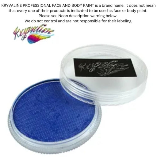 Kryvaline Paint (Creamy line) - Neon Fluorescent Blue 30gr (SFX - Non Cosmetic)