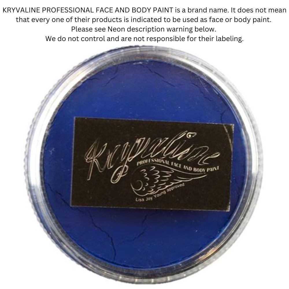 Kryvaline Paint (Creamy line) - Neon Fluorescent Blue 30gr (SFX - Non ...