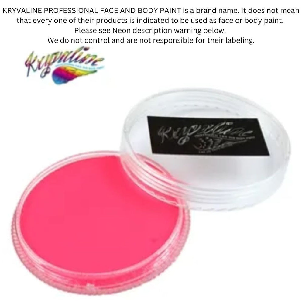 Kryvaline Paint (Creamy line) - Neon Fluorescent Pink 30gr (SFX - Non ...