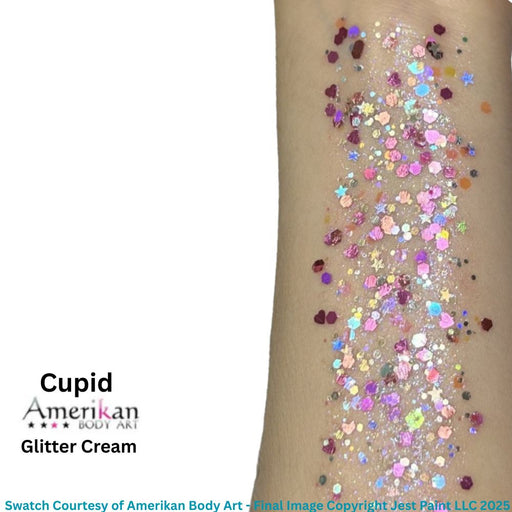 Amerikan Body Art | CHUNKY Glitter Cremes - New Formula - CUPID - .5oz
