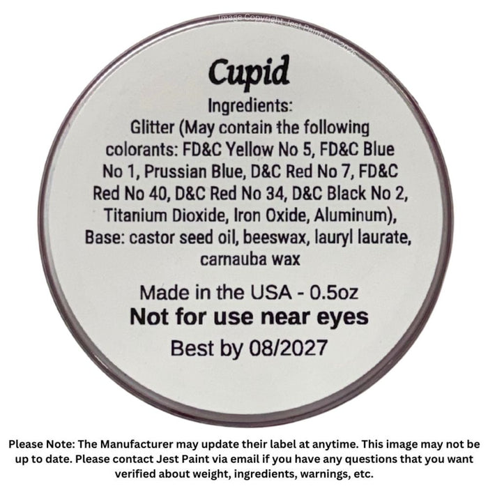 Amerikan Body Art | CHUNKY Glitter Cremes - New Formula - CUPID - .5oz