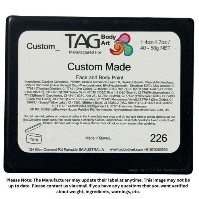 TAG Face Paint Split Cake - EXCL Heaven's Rainbow 50gr  #30