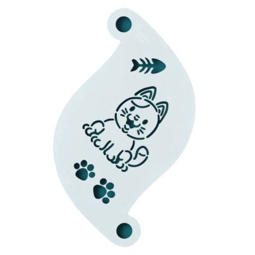Superstar  | Face Painting Stencil - Cute Cat   77050