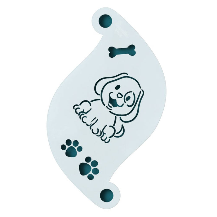 Superstar  | Face Painting Stencil - Cute Dog   77051