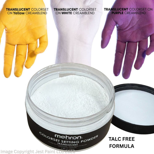 Mehron | COLORSET Setting Powder - Translucent - 1.9oz / 54gr
