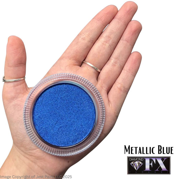 Diamond FX Face Paint - Metallic Blue 30gr