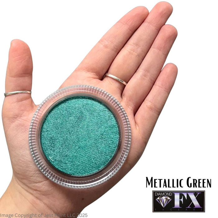 Diamond FX Face Paint- Metallic Green 30gr