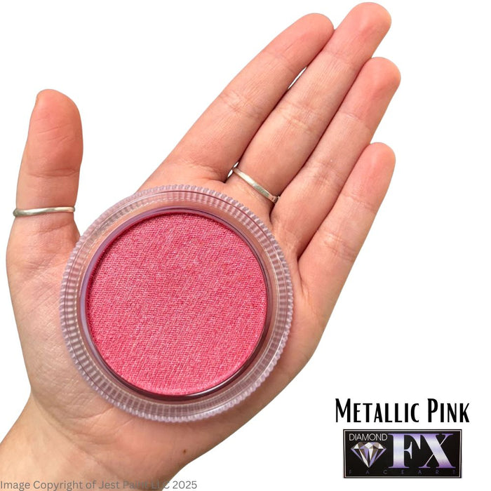 Diamond FX Face Paint - Metallic Pink 30gr