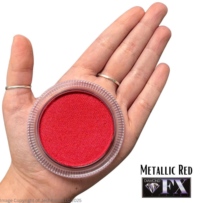 Diamond FX Face Paint - Metallic Red 30gr
