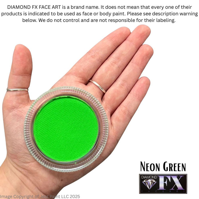 Diamond FX Paint - Neon Green 30gr (SFX - Non Cosmetic)
