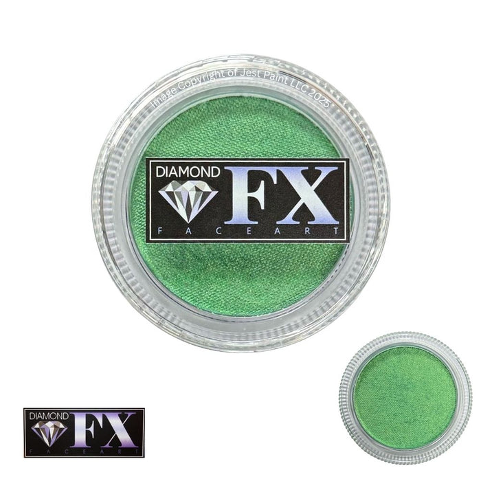Diamond FX Face Paint - Metallic Beetle Green 30gr