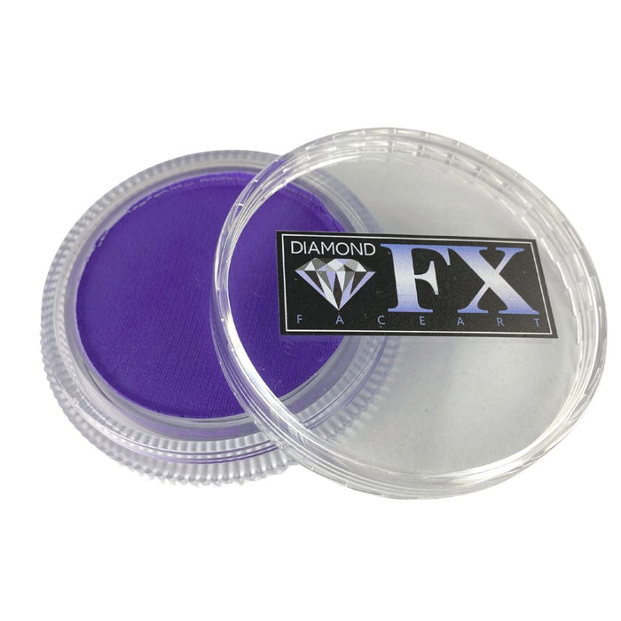 Diamond FX Face Paint- DISCONTINUED by Manufacturer - Neon Purple Cosmetic FDA Compliant 30gr (NN132C)