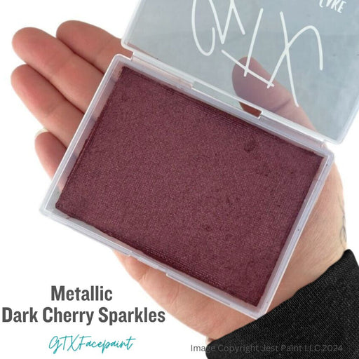 GTX Face Paint | Crafting Cake - Metallic Dark Cherry Sparkles  60gr