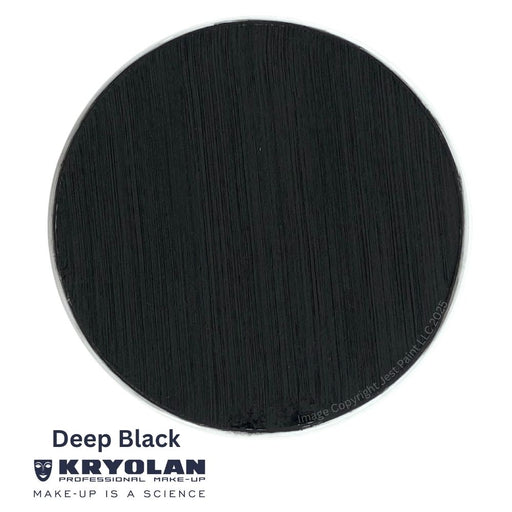 Kryolan Face Paint  Aquacolor - NEW Deep Black - 30ml