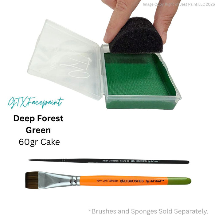 GTX Face Paint | Crafting Cake - Regular Deep Forest Green  60gr