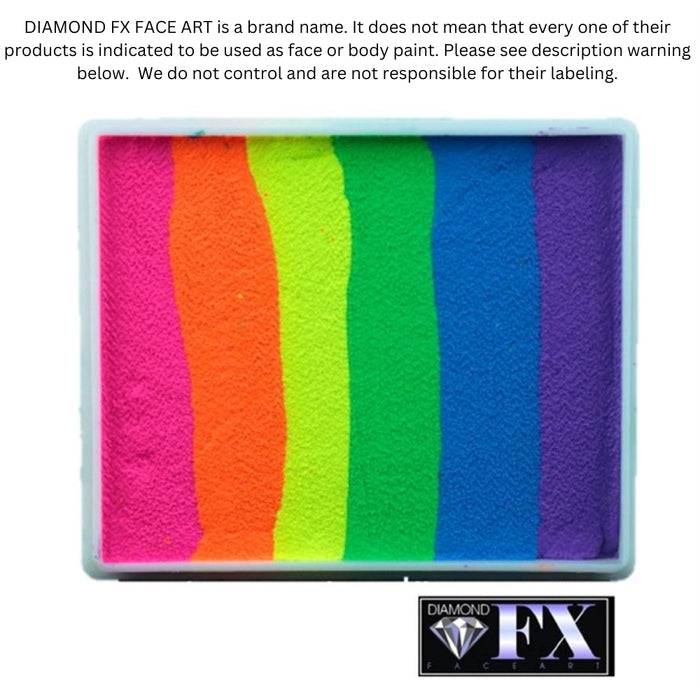 DFX Paint Rainbow Cake - LARGE NEON NIGHTS - (RS50-7) Approx. NET 0.84 Fl oz / 25ml #7 (SFX - Non Cosmetic)