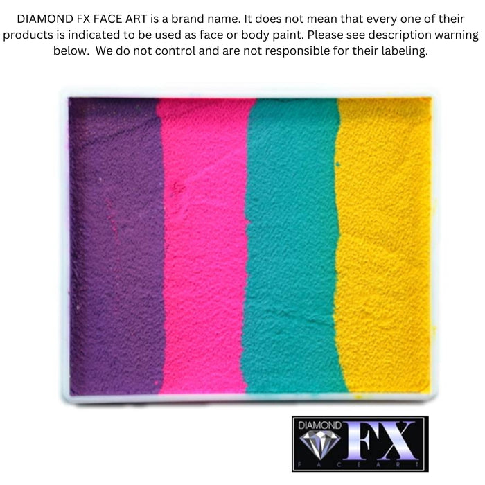 DFX Paint Rainbow Cake -  Large Tropic Topic (RS50-97) Approx. 40gr / 1.48oz #19 (SFX - Non Cosmetic)