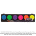 Diamond FX Paint - 6 Color Neon  Palette (SFX - Non Cosmetic)