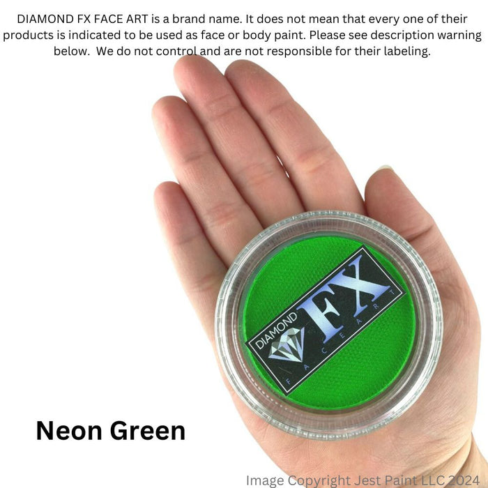 Diamond FX Paint - Neon Green 30gr (SFX - Non Cosmetic)