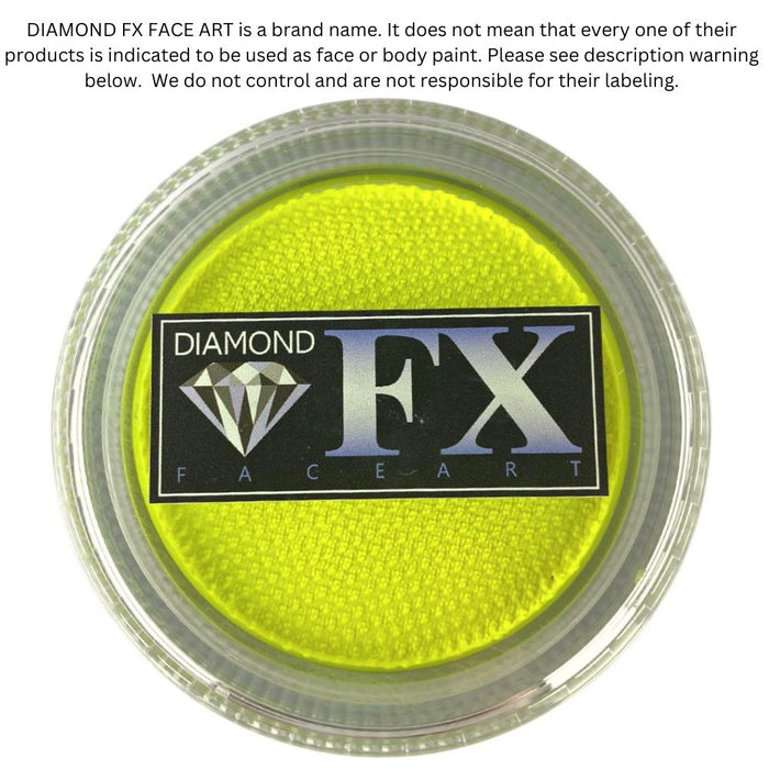 Diamond FX Paint - Neon Yellow 30gr (SFX - Non Cosmetic)