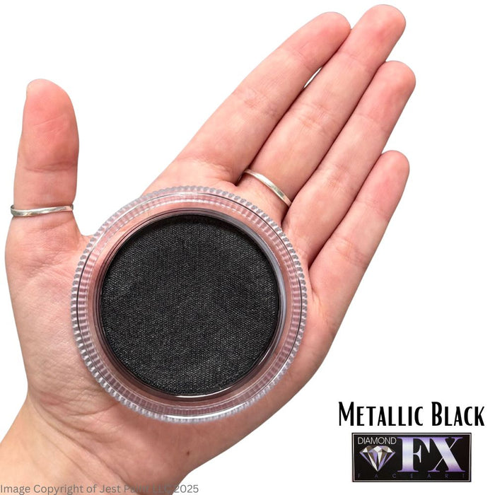 Diamond FX Face Paint - Metallic Black 30gr