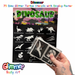 Glimmer Body Art |  DINOSAUR Set - 75 Dino Glitter Tattoo Stencils with Poster