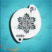 Diva Stencils | Face Painting Stencil | Winter Snowflake (00883)