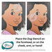 Diva Stencils | Face Painting Stencil | Dog (1377)